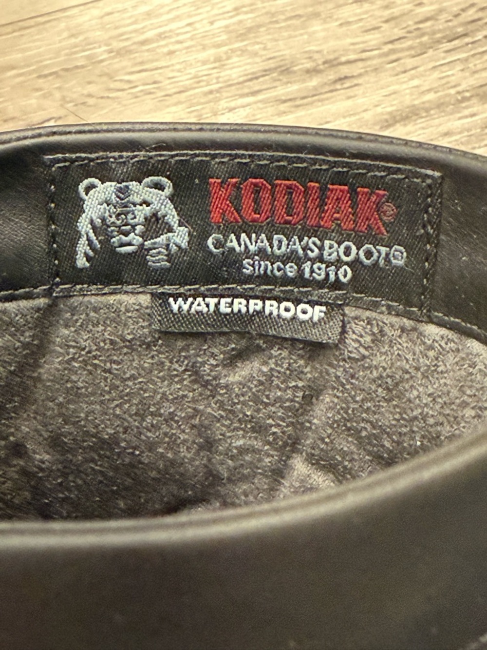 KODIAK Claire Black Lace-Up Block Heel Waterproof Ankle Boots Women’s 8.5 EUC - Picture 4 of 10